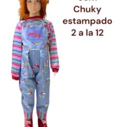 Disfraz de chuky estampado