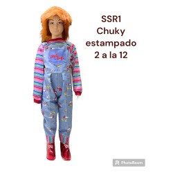 Disfraz de chuky estampado
