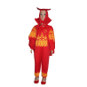 Disfraz de diablo estampado