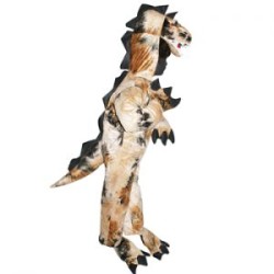 Disfraz de Dinosaurio Café