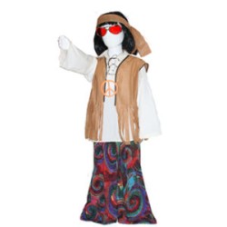 DISFRAZ DE HIPPIE NIÑO