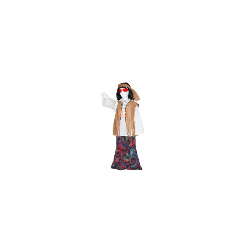 DISFRAZ DE HIPPIE NIÑO