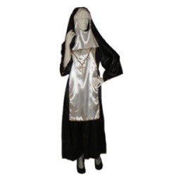 Disfraz de monja negro
