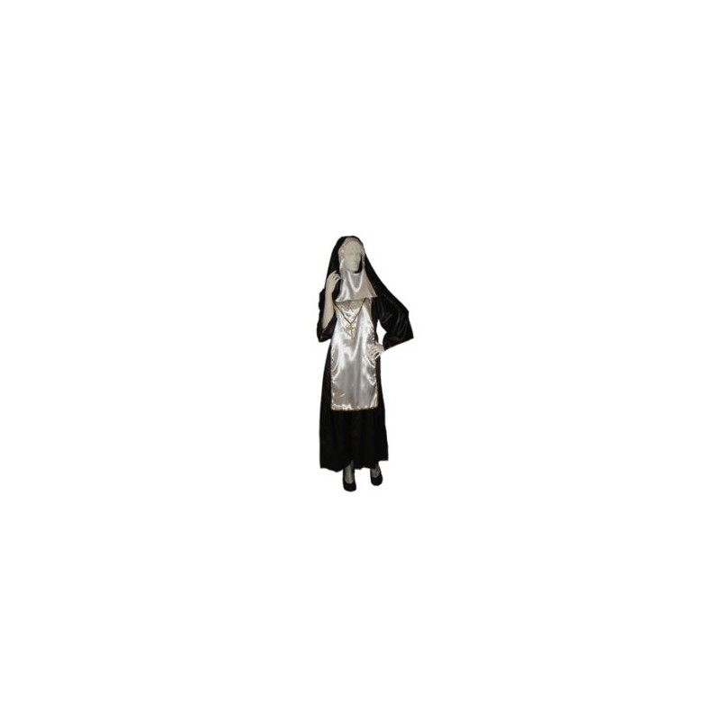 Disfraz de monja negro