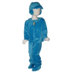 Disfraz de niño azul.