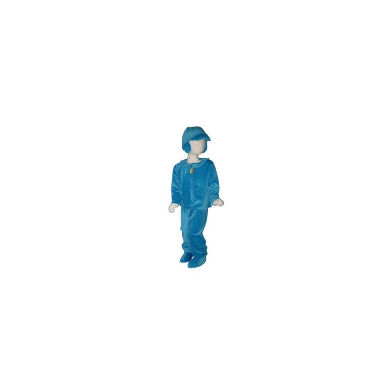 Disfraz de niño azul.
