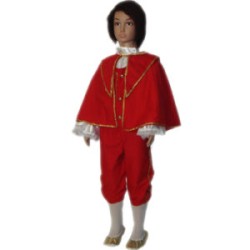 DISFRAZ DE PRÍNCIPE VELUR ROJO