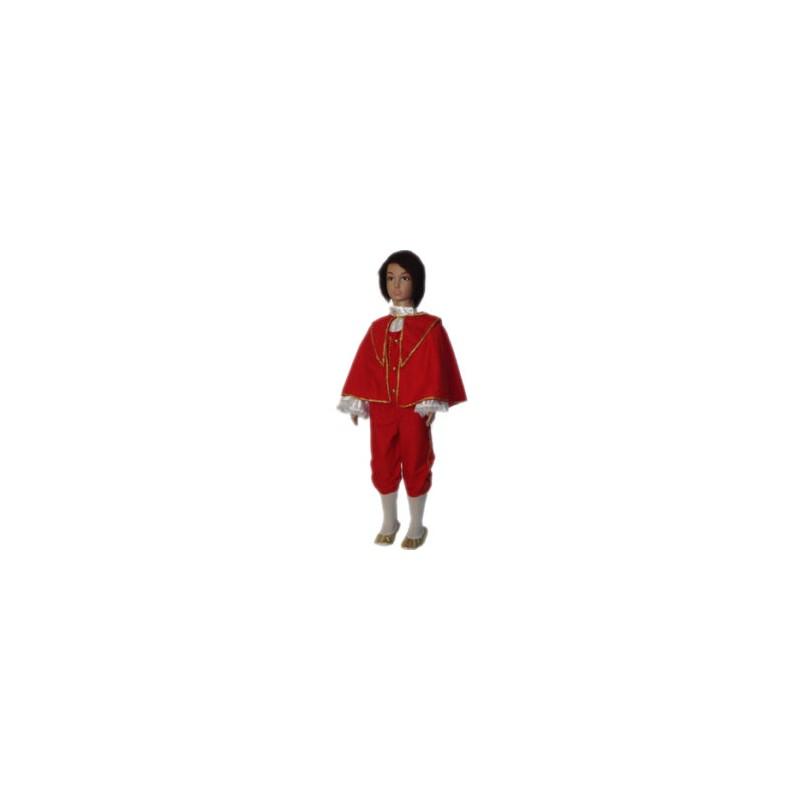 DISFRAZ DE PRÍNCIPE VELUR ROJO
