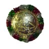 Escudo dorado con escarcha