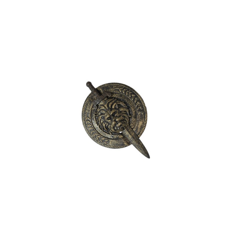 Escudo gladiador con espada