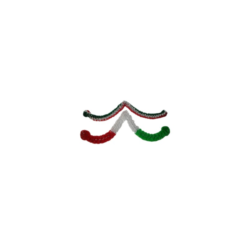 Gusano de papel tricolor