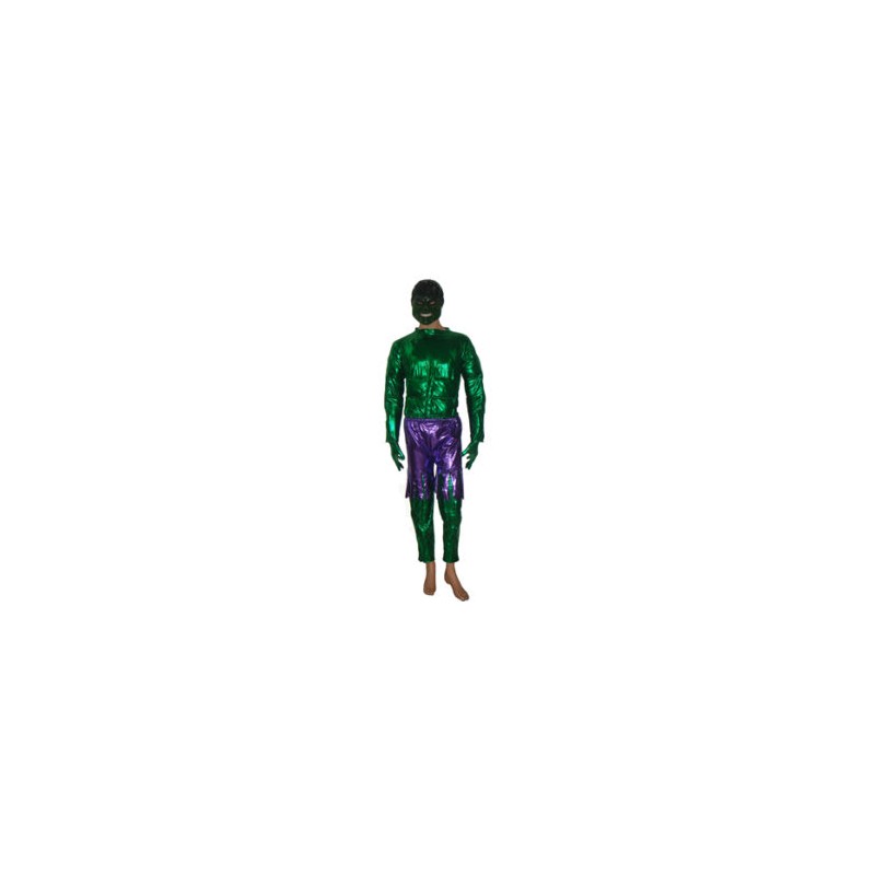 Hombre verde de licra