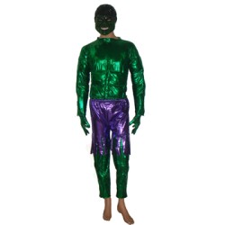 Hombre verde de licra
