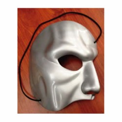 Antifaz de Fantasma Plata