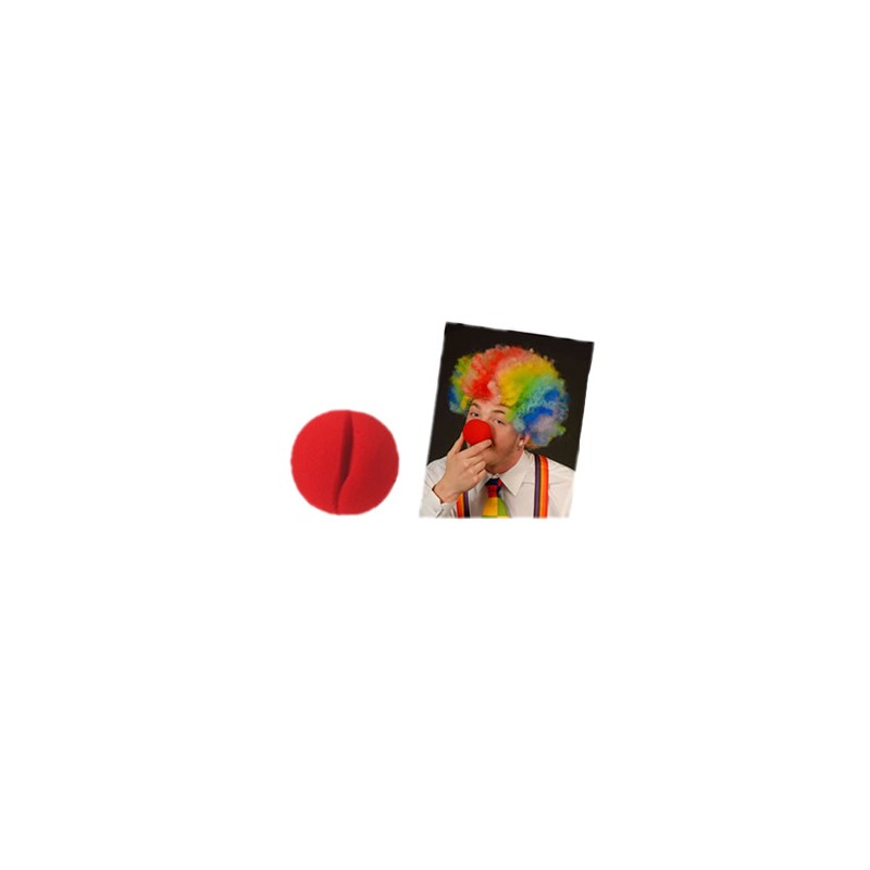 Nariz de payaso de esponja