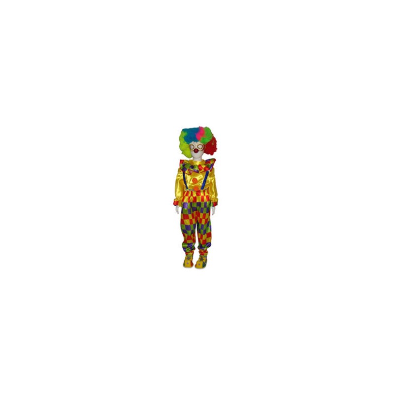 Payaso de razo con cuadros