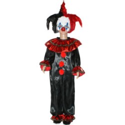 Payaso Malevolo Negro-Rojo