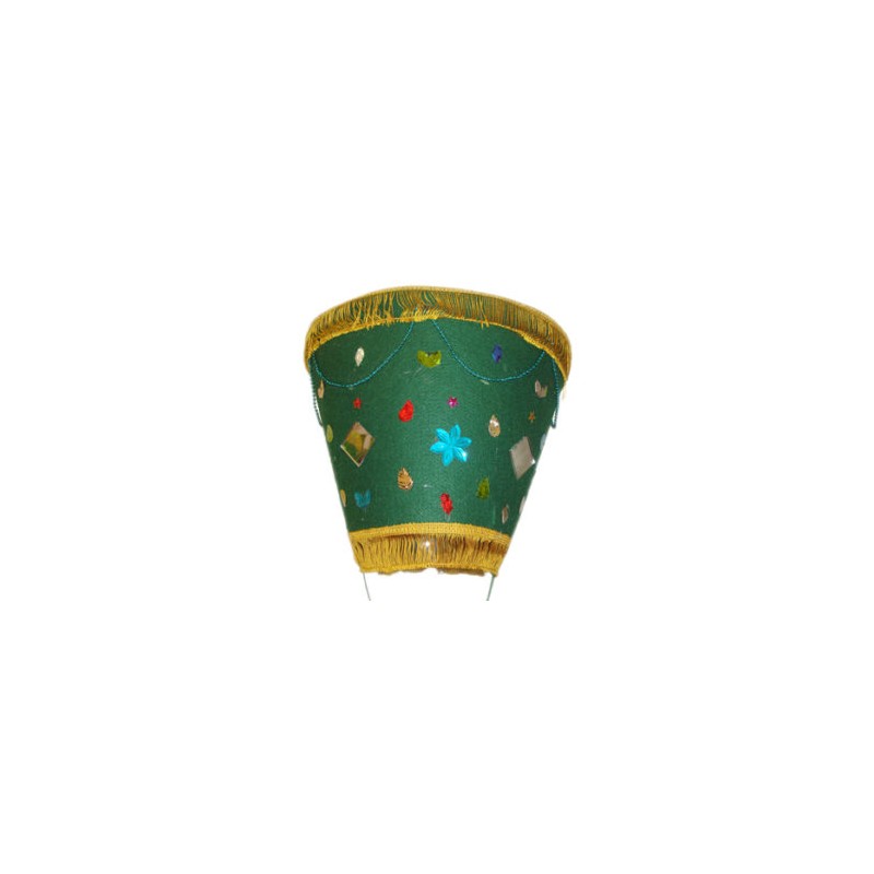 Sombrero chinelo adornado
