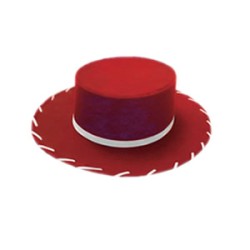 Sombrero de Vaquera Rojo