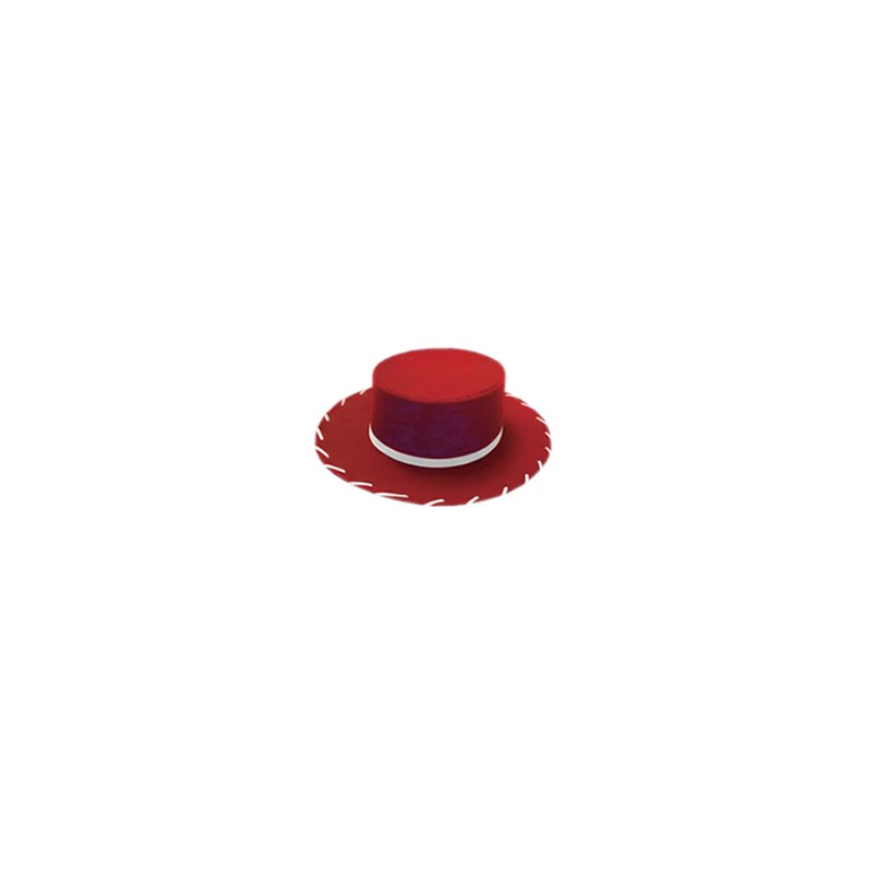 Sombrero de Vaquera Rojo