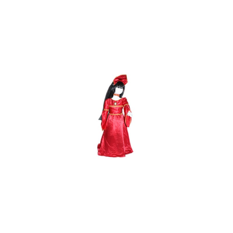 VESTIDO MEDIEVAL ROJO