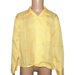 CAMISA CUADRO CHICO AMARILLO