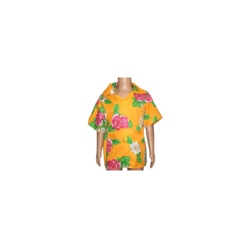 CAMISA FLOREADA DE POPELINA