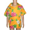 CAMISA FLOREADA DE POPELINA