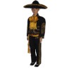 CHARRO NEGRO CON BORDADO DORADO