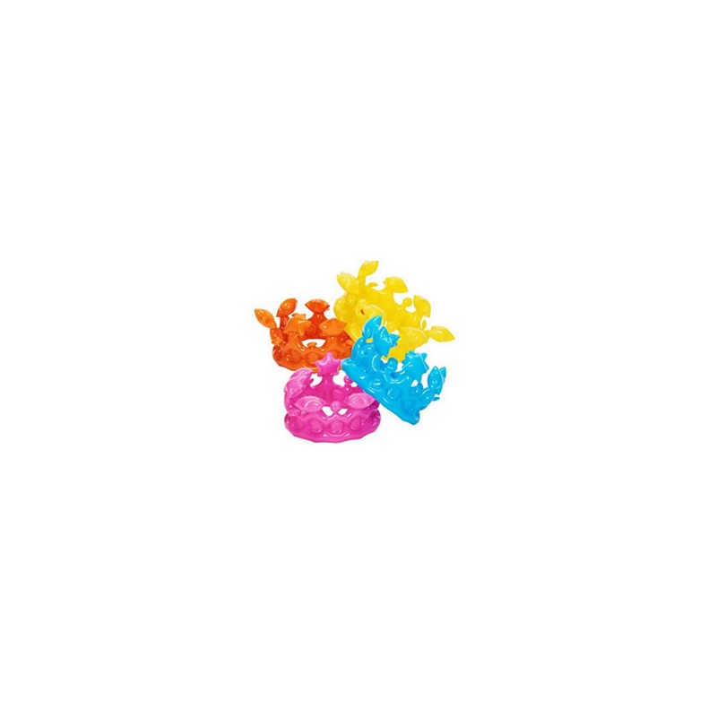 Corona inflable de colores